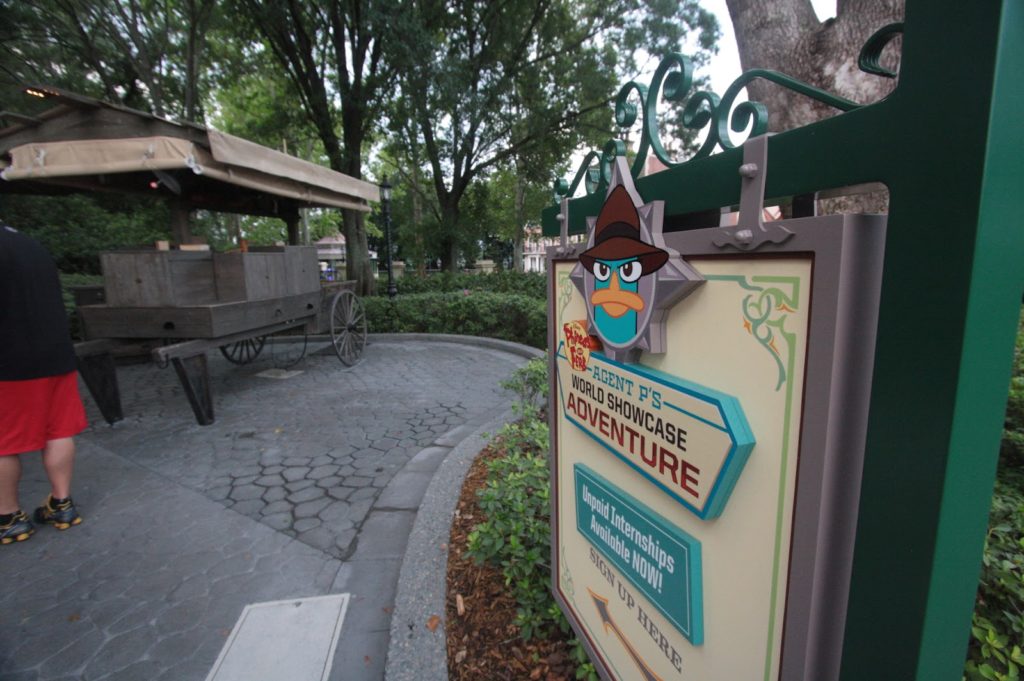 FREE Things at Disney - Agent P's World Showcase Adventure Sign Up Location in Epcot