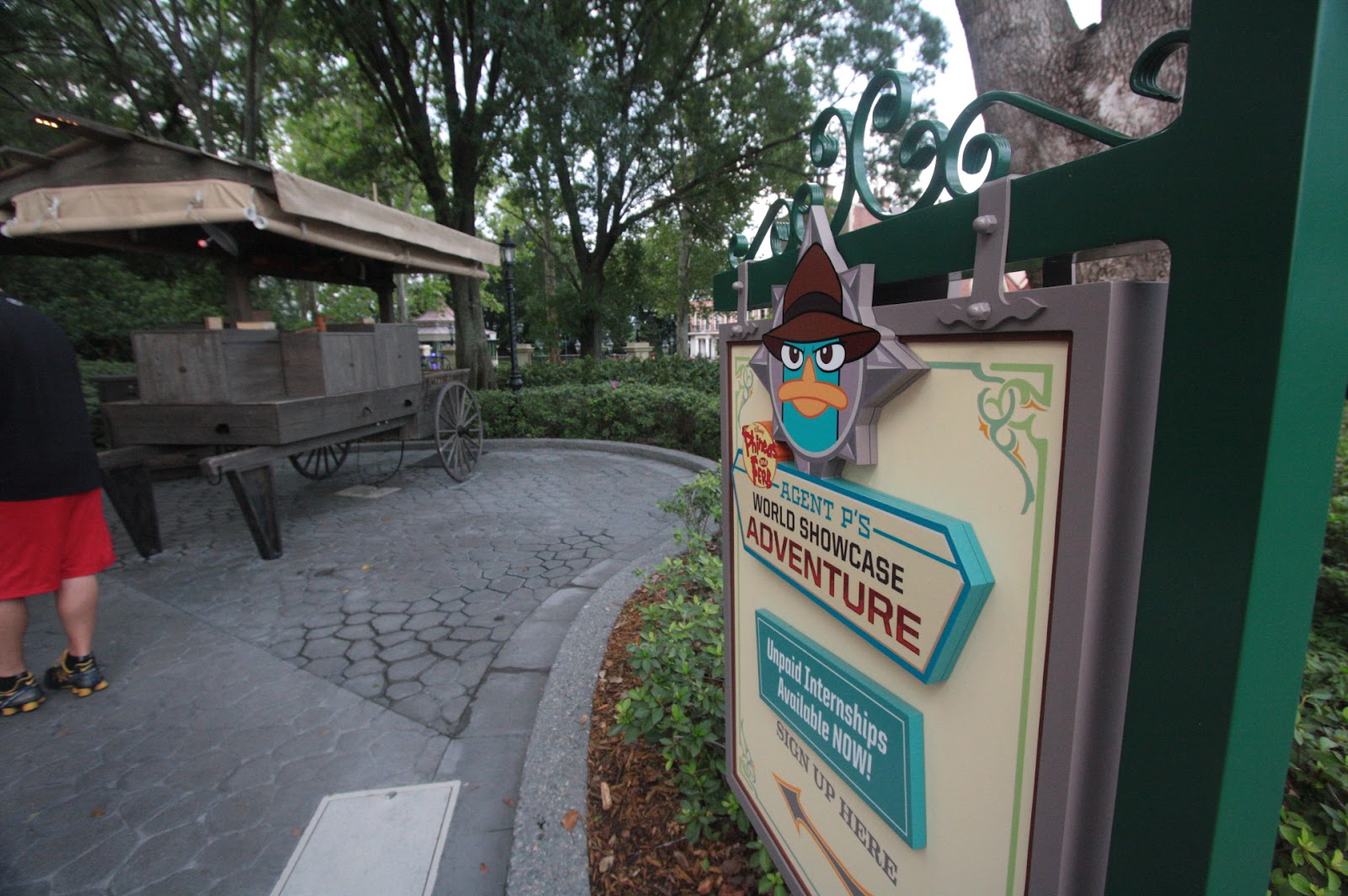 Agent P's World Showcase Adventure Sign Up Location in Epcot