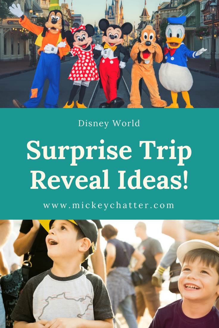 Ideas for a Disney World trip reveal to surprise your loved ones, 14 ideas! #disneyworld #disneysurprise #disneytrip #disneyvacation