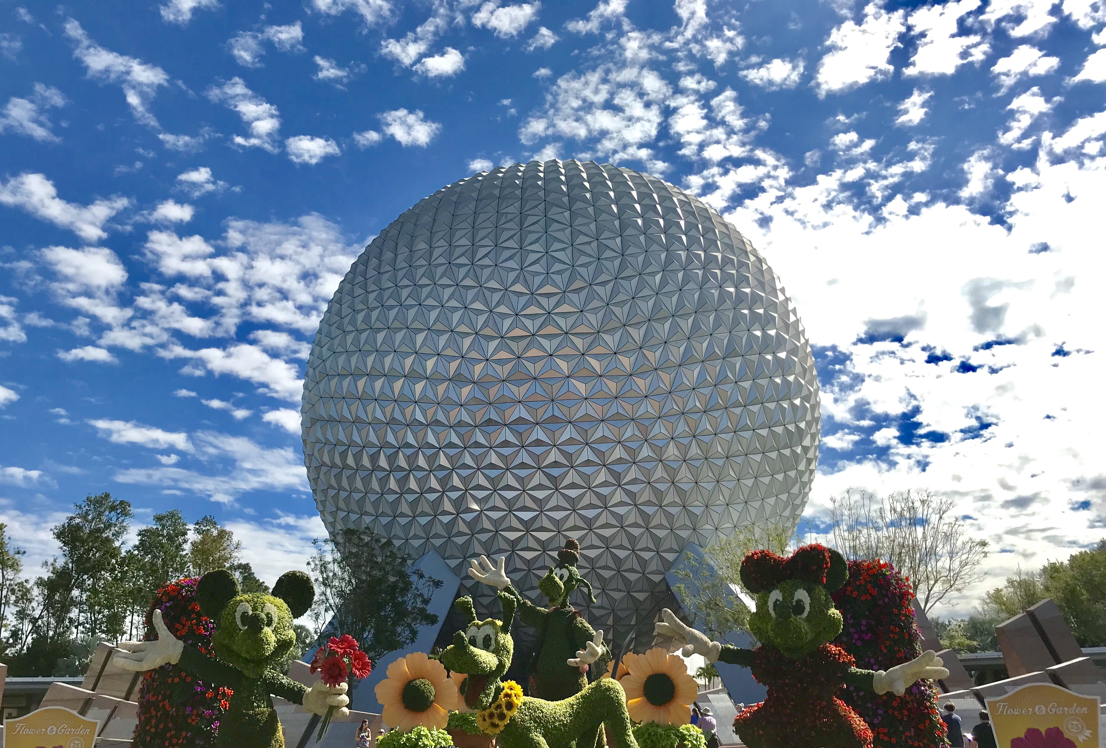 Spaceship Earth at 2018 Flower & Garden Festival