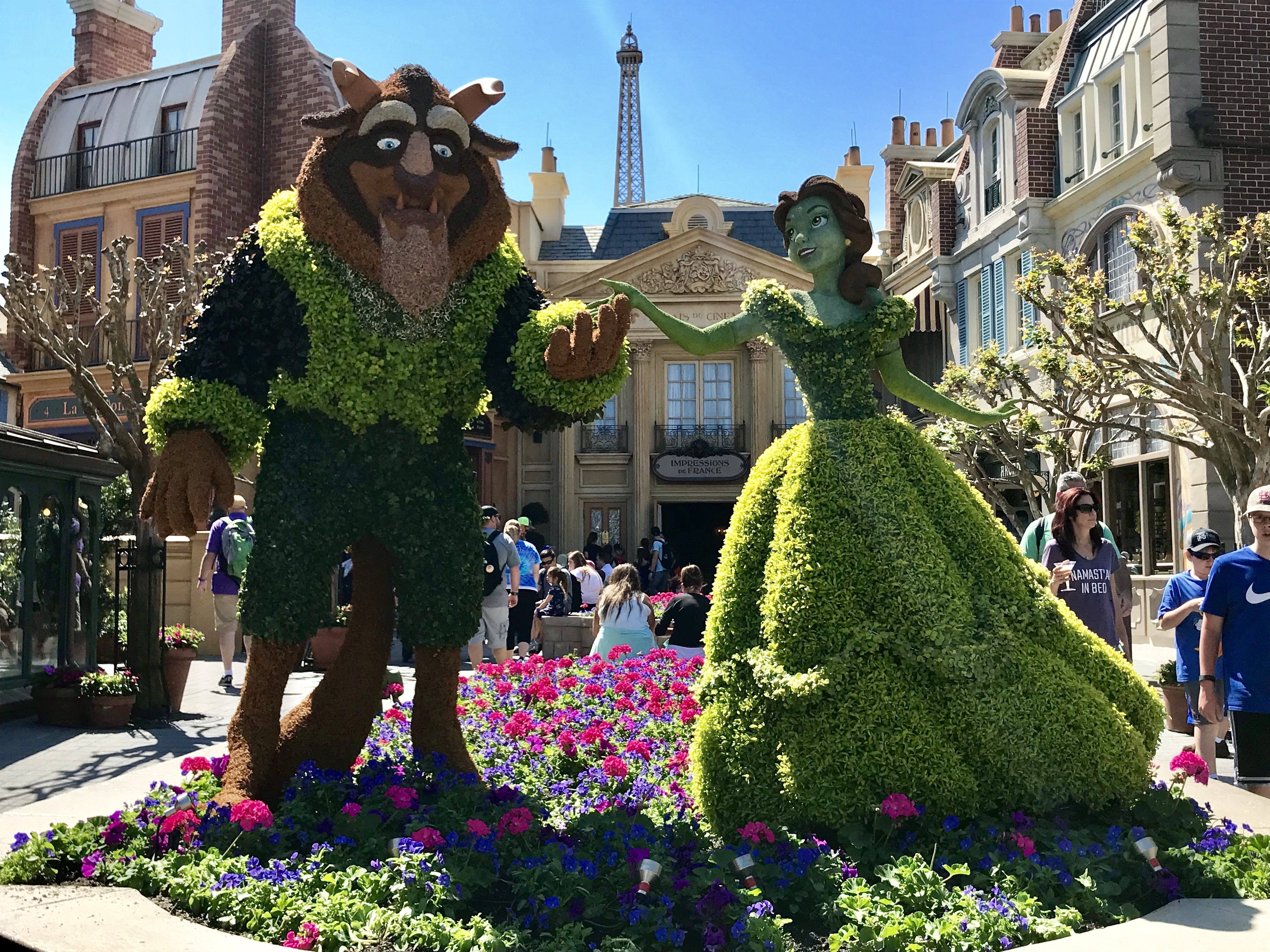 Beauty & the Beast at Epcot's 2018 Flower and Garden Festival