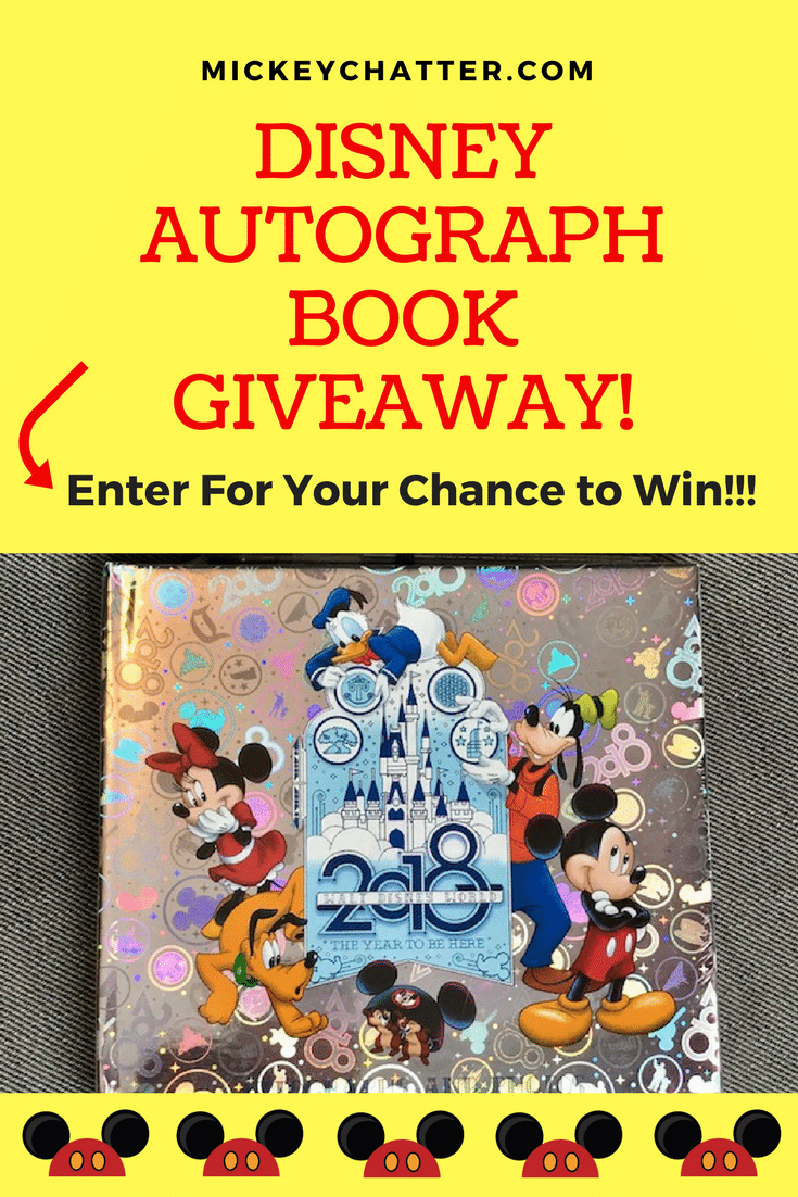 Enter for your chance to win a 2018 Disney Autograph and Photos Book!!!!