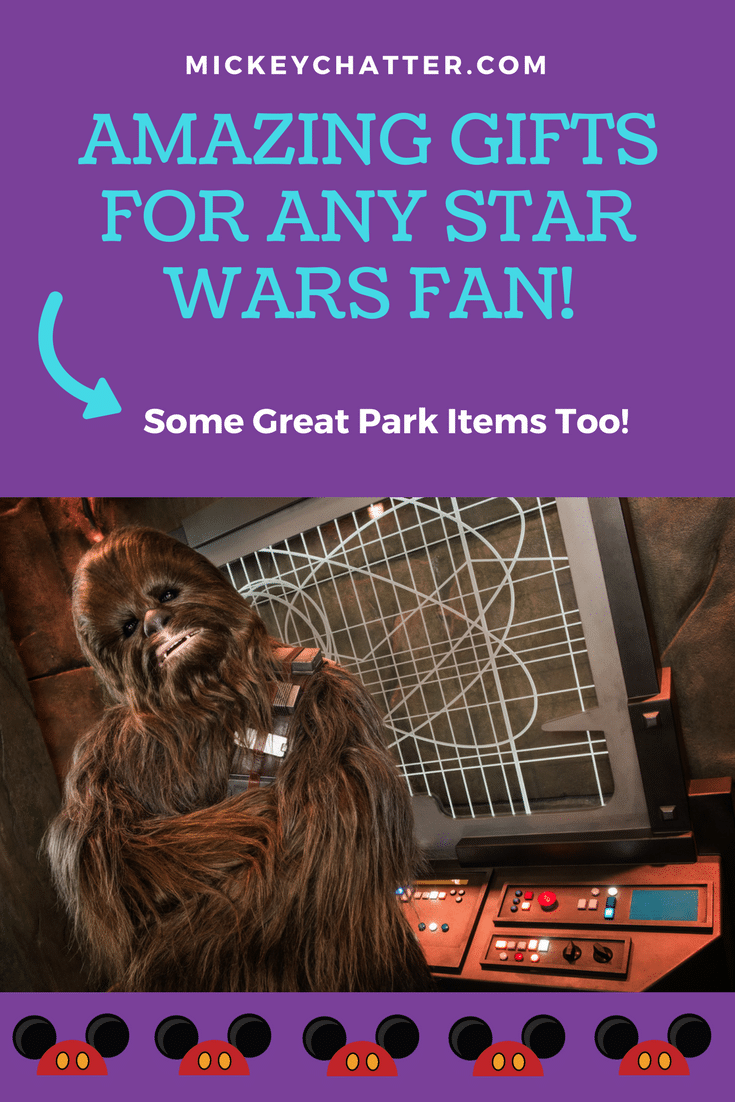 Great Star Wars gifts for Mother's or Father's Day. Some fun park items too! #disneyworld #disneyvacation #starwars