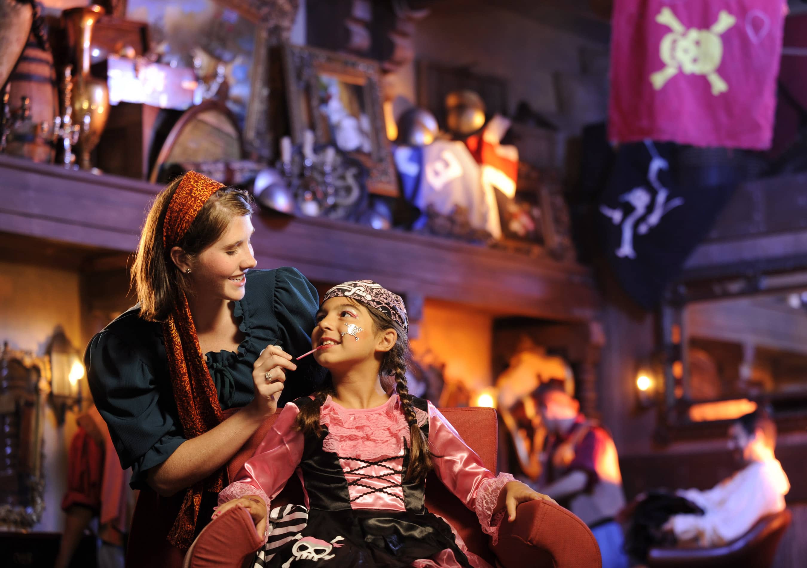 Get a pirate makeover at Magic Kingdom to celebrate a birthday at Disney World