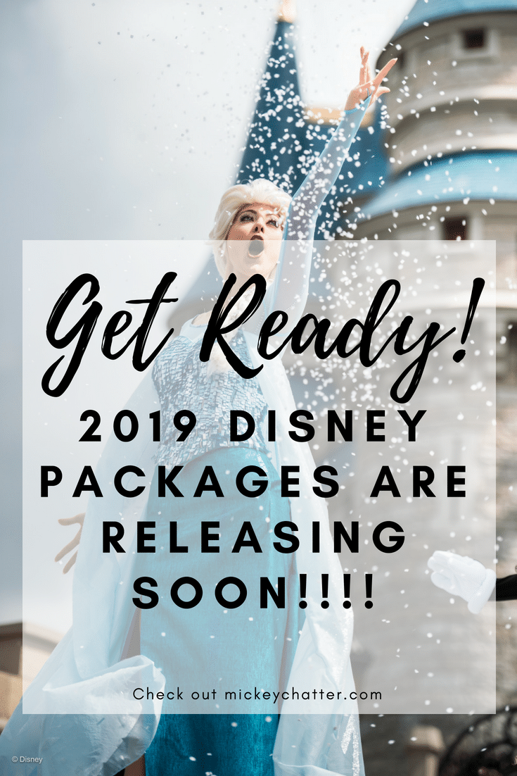 Be ready for when the 2019 Disney vacation packages get released! #disneyworld #disneyvacation #disneyplanning #disney2019