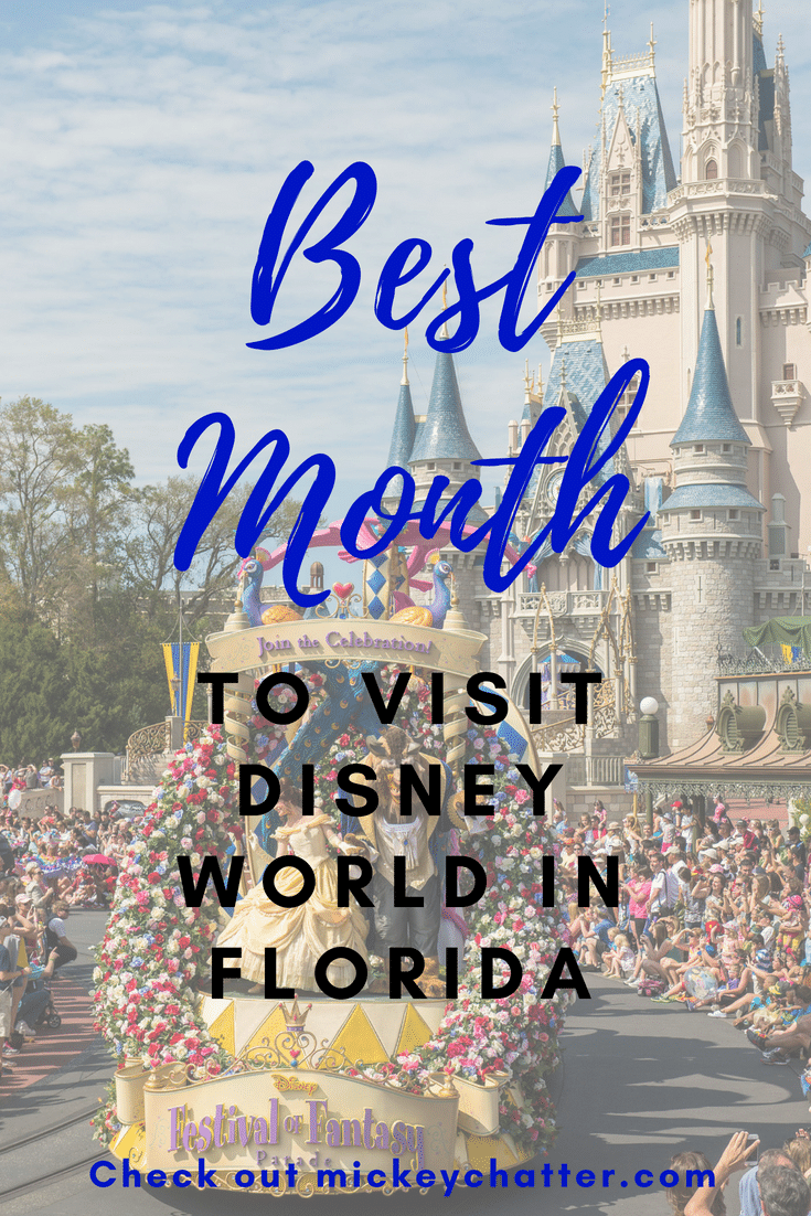 Figure out what is the best month to visit Florida for your Disney World vacation! #florida #disneyworld #floridaweather #disneytrip #disneyvacation #disneyplanning