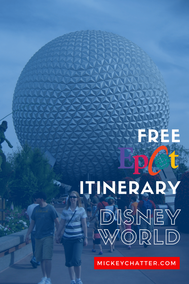FREE Epcot itinerary to help you plan out for your day #disneyworld #epcot #epcotitinerary #disneytrip #disneyplanning #disneyvacation