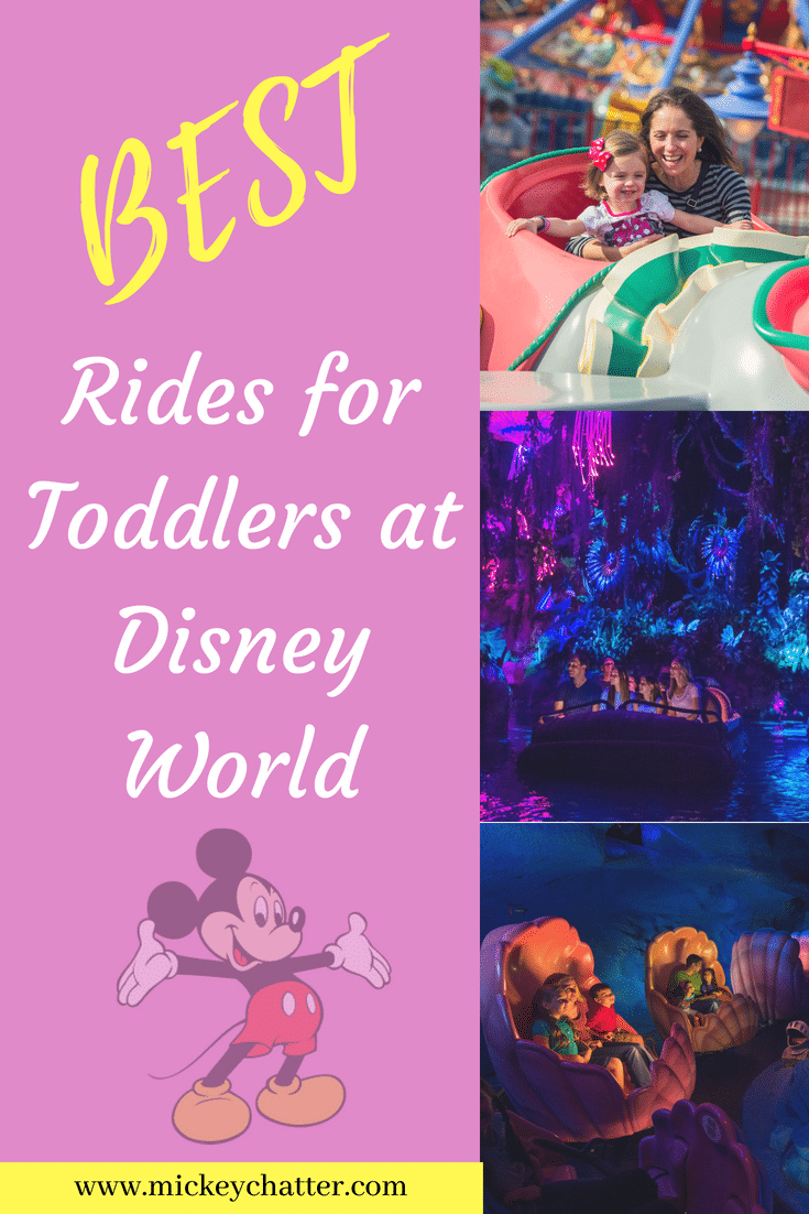 A list of the best rides for toddlers at the Disney World parks #disneyworld #disneyrides #disneyfortoddlers #disneytrip #disneyvacation