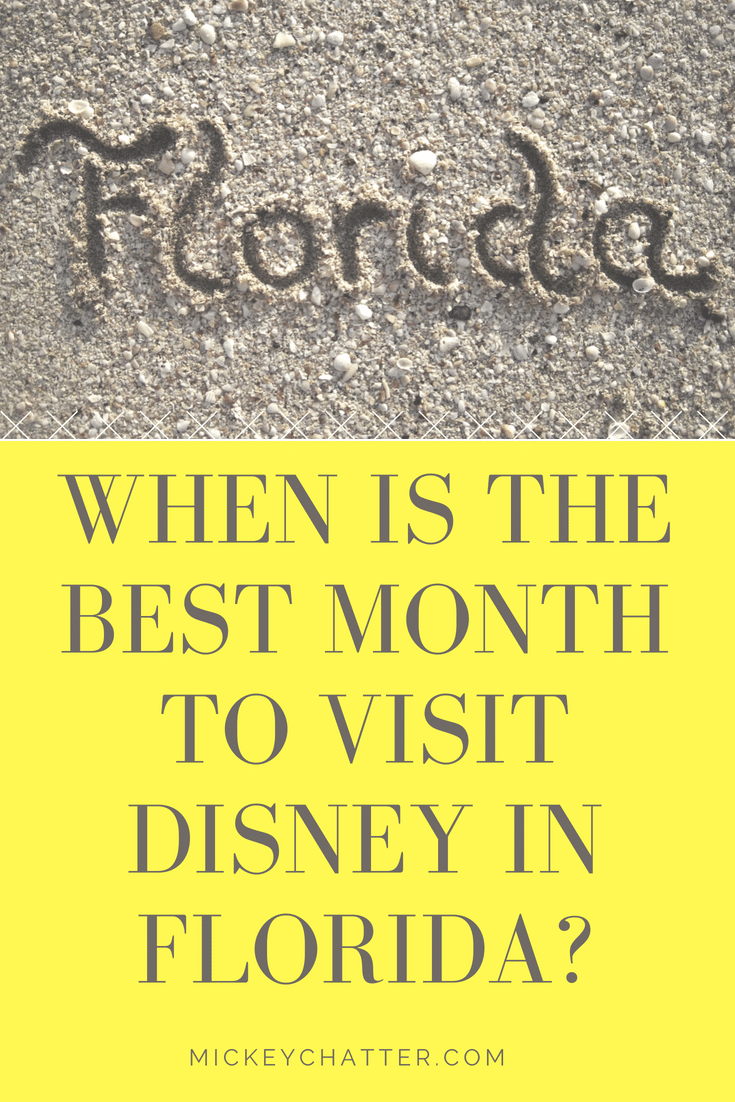 When is the best month to visit Florida? I take a look at the different weather patterns and when would be best for your Disney vacation. #disneyworld #florida #disneyvacation #disneytrip #disneyplanning #floridaweather