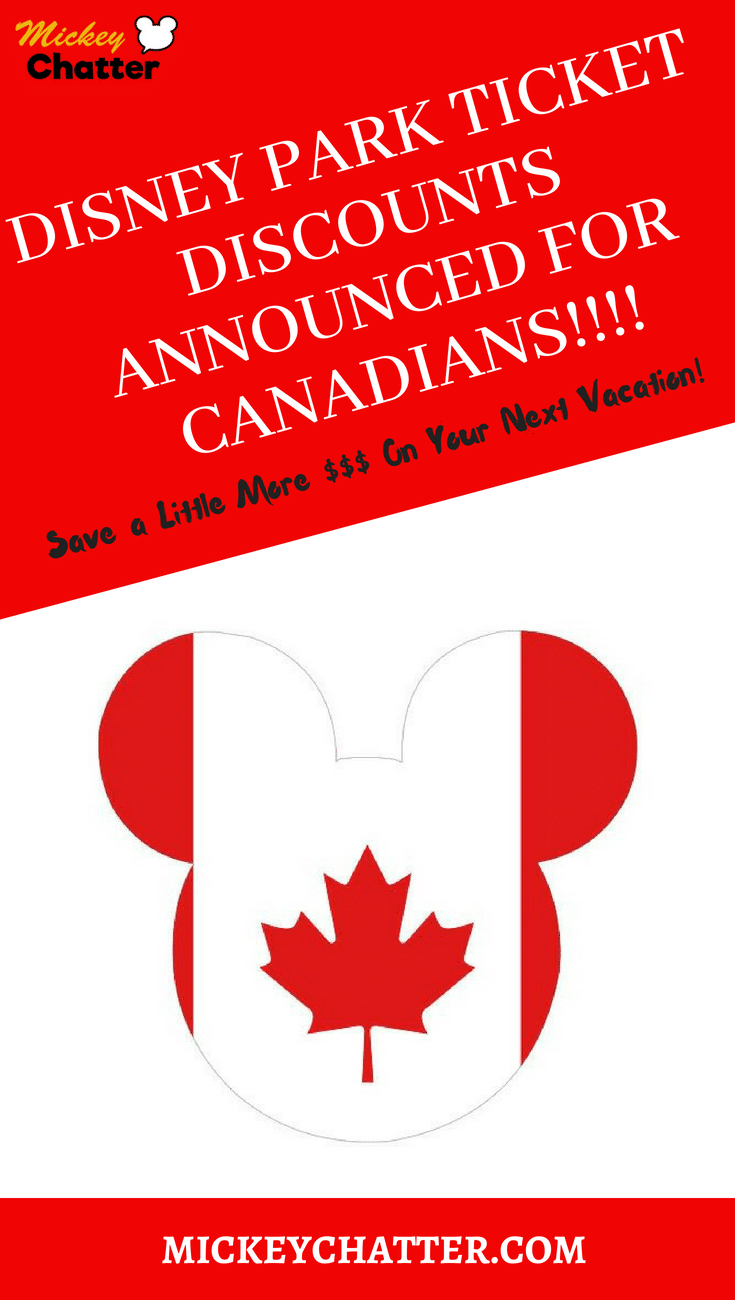 Disney Canadian Resident ticket offer for 2018. Get your park ticket discounts now for your next vacation!!! #disneyworld #disneytravelagent #disneydeals #disneytickets