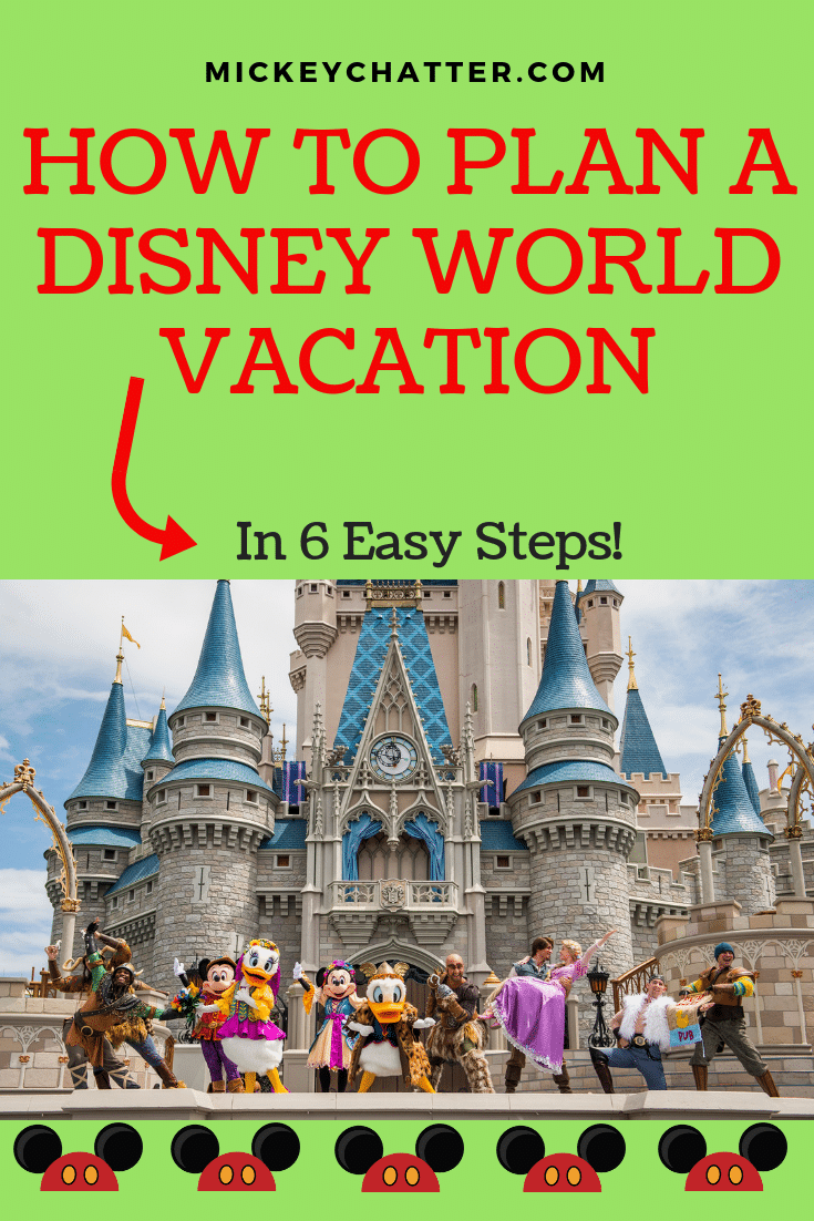 How to plan a Disney World vacation in 6 easy steps! #disneyworld #disneyvacation #disneytrip #disneyplanning