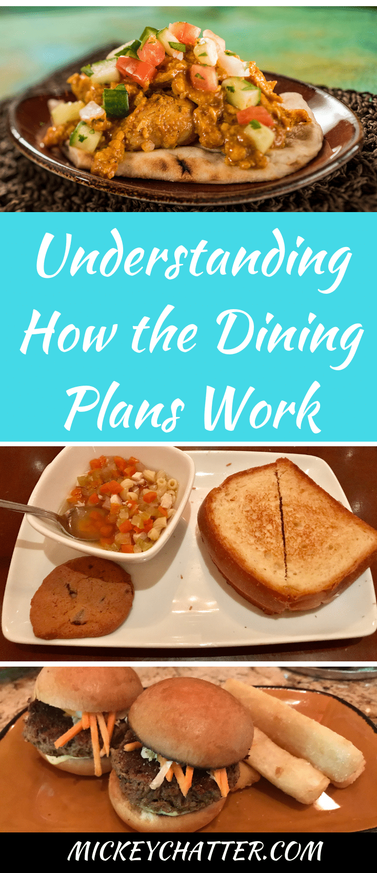Understanding the Disney World dining plans and how they work. How to know which one is right for you! #disneyworld #disneydining #disneydiningplans #disneyfood #disneyvacation #disneytrip #disneyplanning