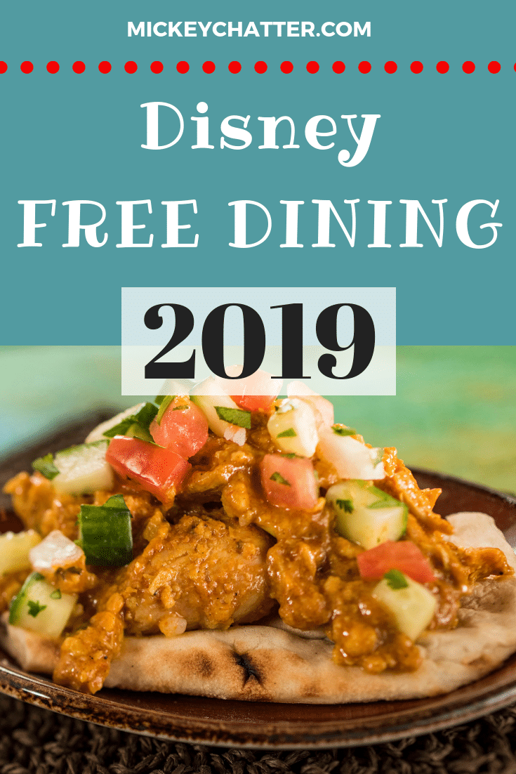 Disney World Free Dining Offer for 2019, don't miss out on the most popular offer of the year!! #disneyworld #disneyfood #disneyfreedining #disneyvacation #disneytrip #disneydeals