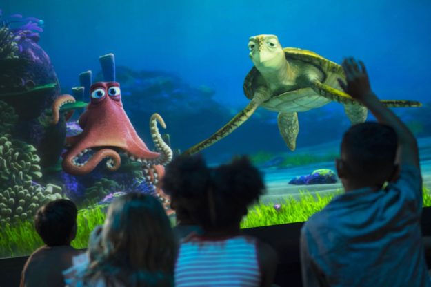 Turtle Talk With Crush at Epcot Epcot with kids