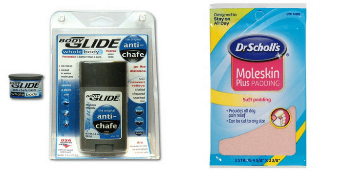 Using BodyGlide and Moleskin at Disney World can be a lifesaver for your feet!