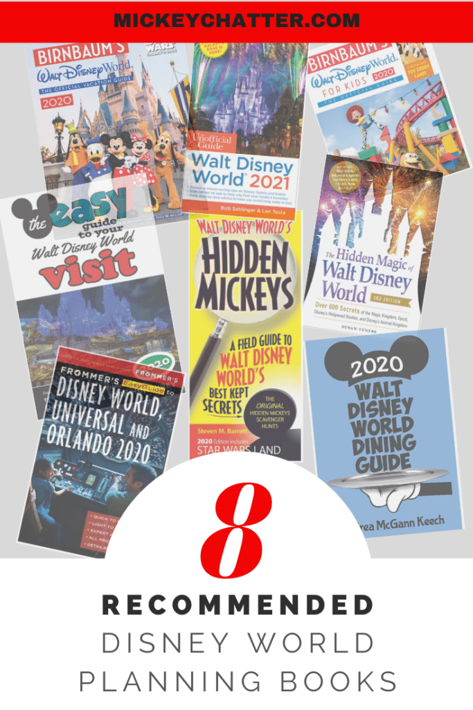 Top Disney Planner Books for your Disney World vacation #waltdisneyworld #disneyworld #disneyplannerbooks #travelagent #disneyplanning #disneytripplanning