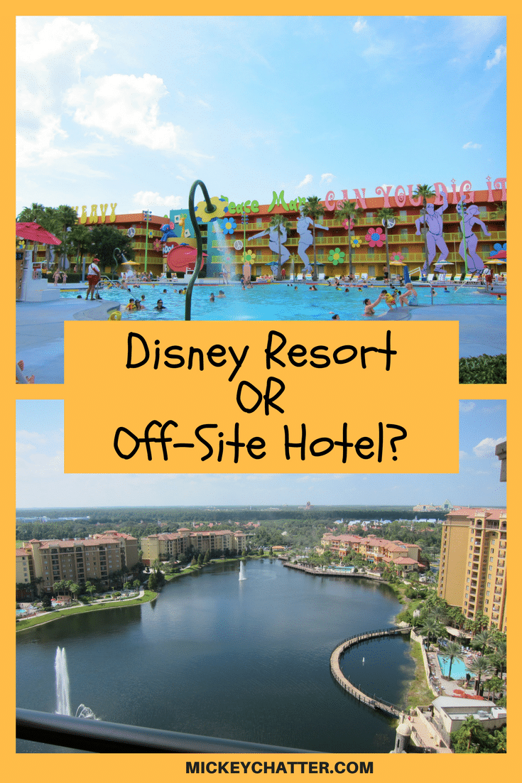 Staying at a Disney hotel versus an off-site hotel