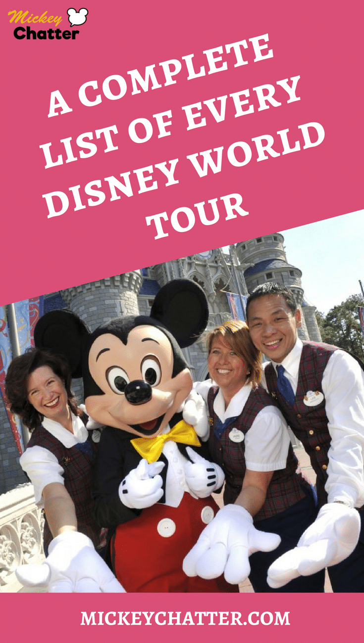 A complete list of all Disney World Tours