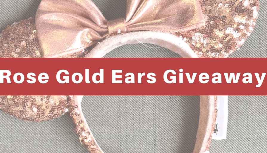Your chance to win a pair of the Rose Gold Mickey Ears!