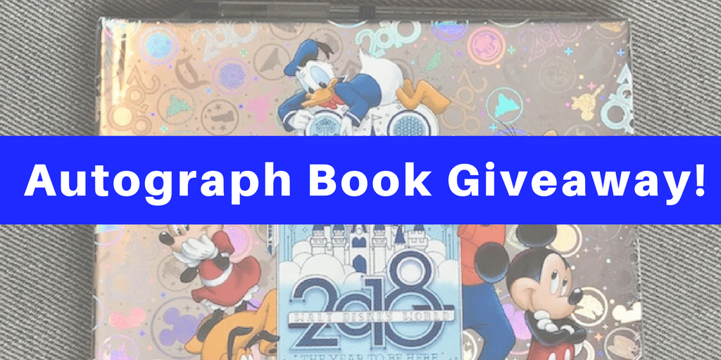 Disney autograph book giveaway