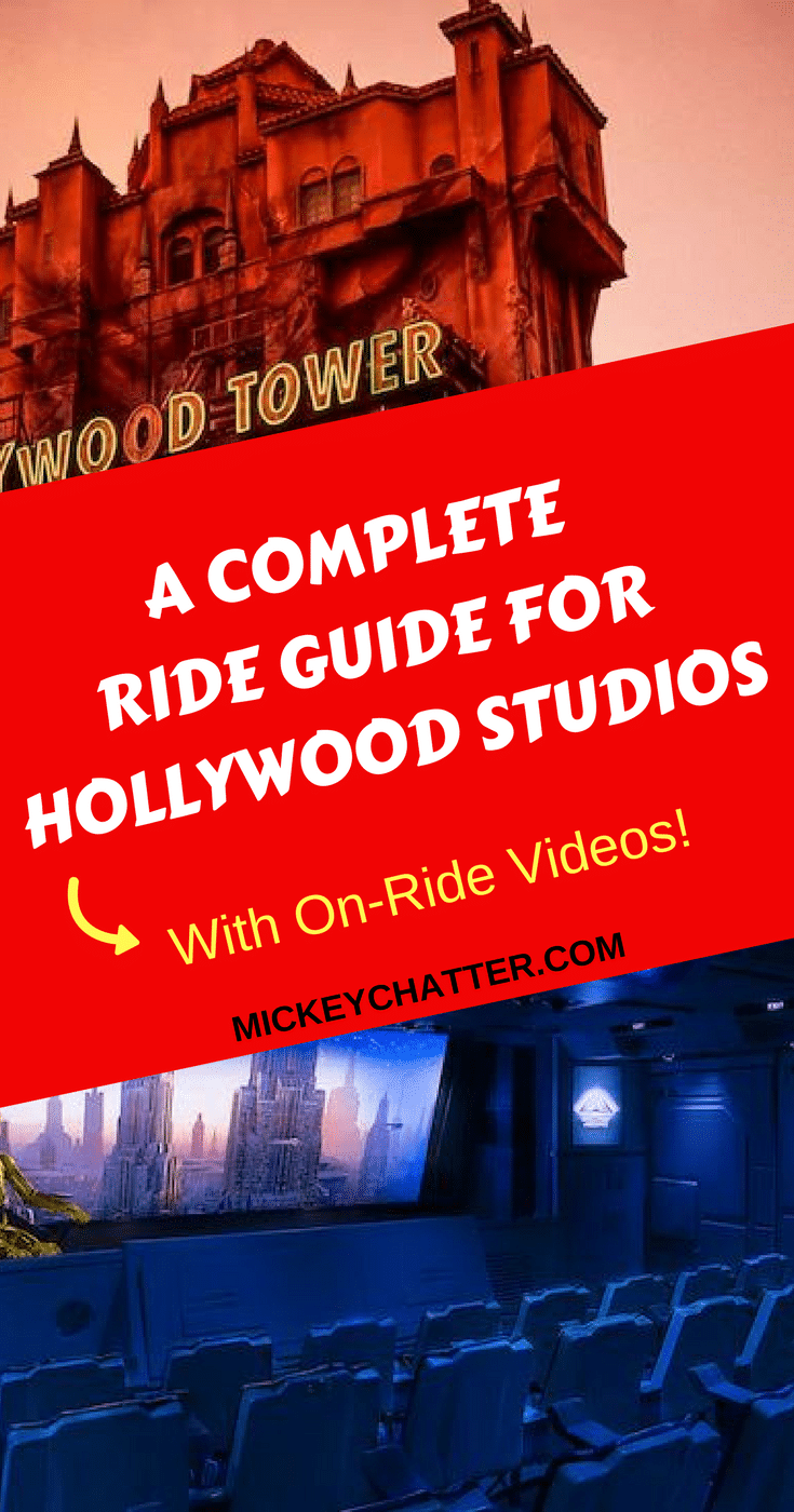 A complete guide for every ride at Hollywood Studios, with on-ride videos! #disneyworld #hollywoodstudios #disneyrides #disneyplanning #disneyvacation