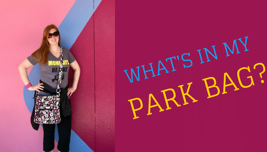 Find out what I carry in my Disney park bag!