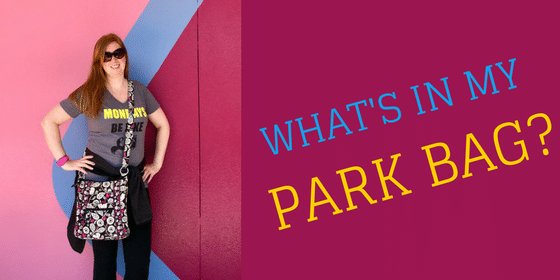 Find out what I carry in my Disney park bag!