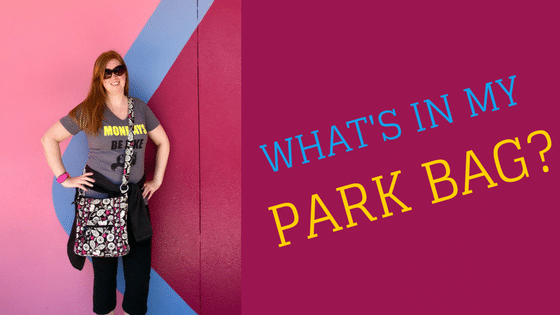 What’s in my Disney park bag? Find out what I carry in my Disney park bag!