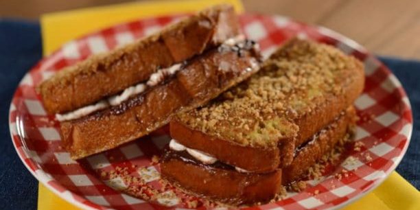 S'more French Toast Breakfast Sandwich at Disney's Hollywood Studios Woody's Lunch Box