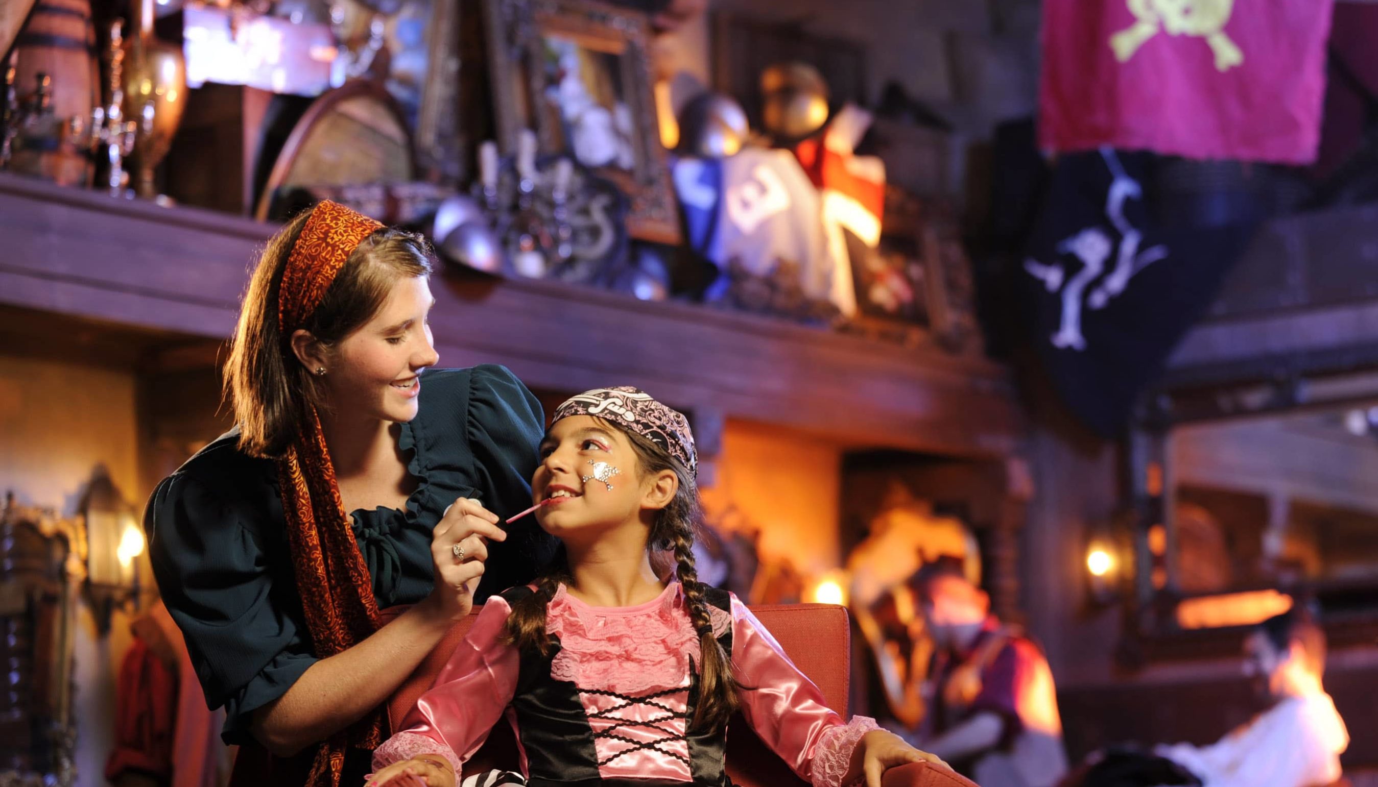 Get a pirate makeover at Magic Kingdom to celebrate a birthday at Disney World