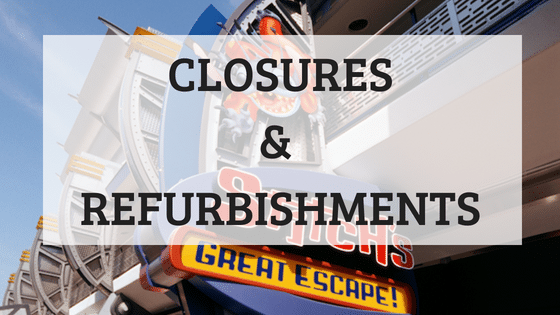 Know the Disney World refurbishment schedule BEFORE you travel!