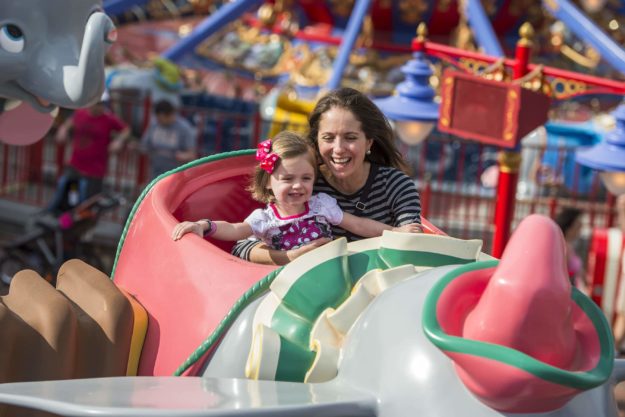 Dumbo at the Magic Kingdom is a great ride for toddlers