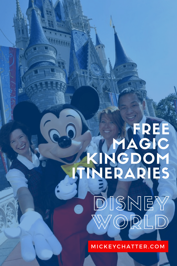 FREE Magic Kingdom Itineraries. 1 and 2 day options and options for younger kids or older kids. #disneyworld #disneyitinerary #magickingdom #disneyrides #disneyplanning #disneytrip #disneyvacation