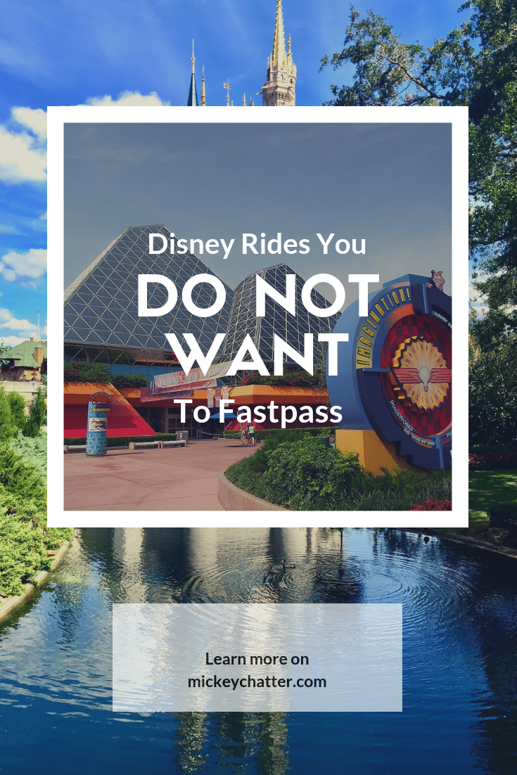 Disney World rides you should NOT Fastpass, don't waste a valuable Fastpass on these attractions #disneyworld #disneyrides #disneyplanning #disneytrip #disneyvacation
