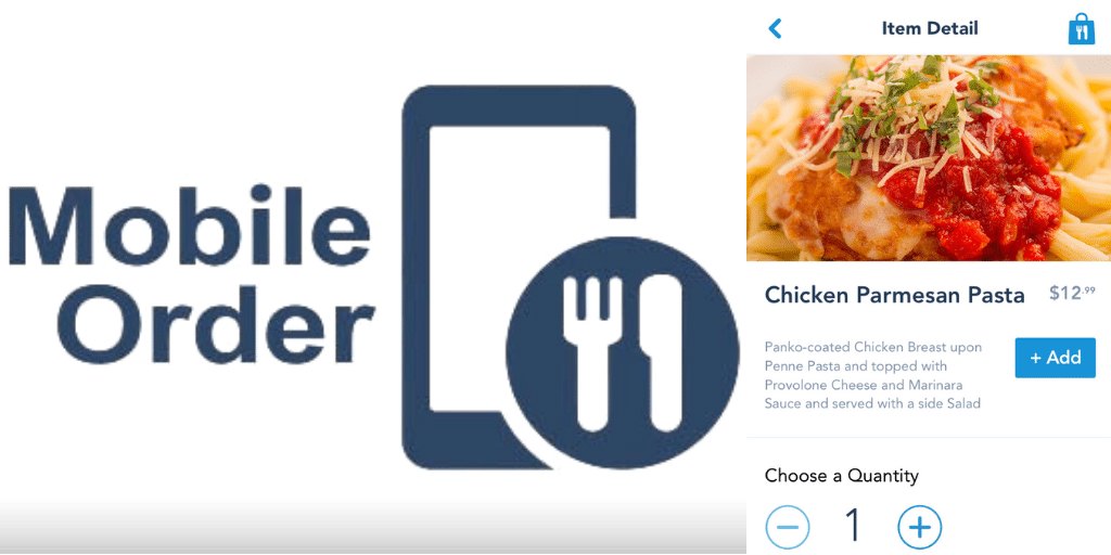 Disney World Mobile Ordering Feature #disneyworld #disneyfood #mydisneyexperience