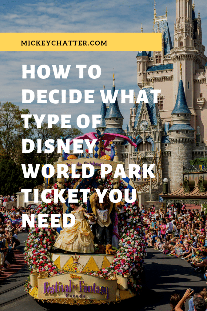 How to decide what type of Disney World ticket is best for your needs #disneyworld #disneytickets #disneytrip #disneyvacation #disneytravelagent #disneytravelplanner