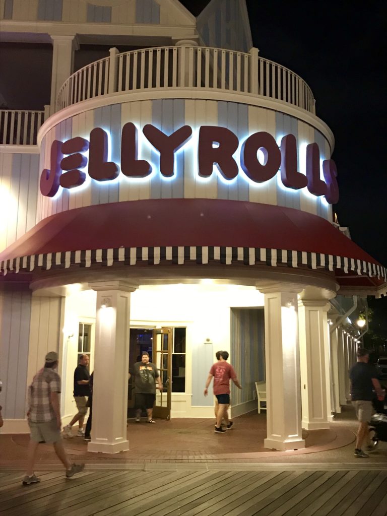 Jellyrolls is a great place at Disney World for adults. Fun evening of of and entertainment for guests 21 and up. #disneyworld #disneyforadults #jellyrolls #boardwalkresort #travelagent #disneyvacation #disneytrip