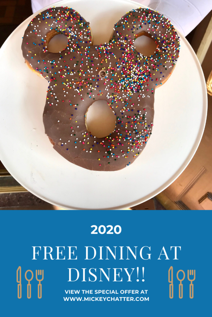 2020 FREE Dining Promo at Disney World - don't miss out on booking this deal now! #disneyworld #disneyfreedining #disneytrip #disneyvacation #travelagent