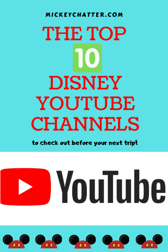 Top 10 best Disney YouTube channels to watch before your next trip! #disneyworld #disneyland #disney #disneytrip #disneyvacation #travelagent #disneytravelagent #disneyplanning