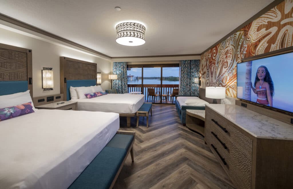 Book your 2022 Disney vacation right now! Rooms like this at the Polynesian will book up quickly. #waltdisneyworld #disneyworld #travelagent #diseyworldplanning #disneyworldtrip #disneyworldvacation
